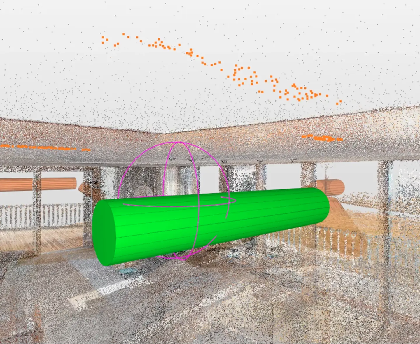 Solibri Point Cloud Clearance Check