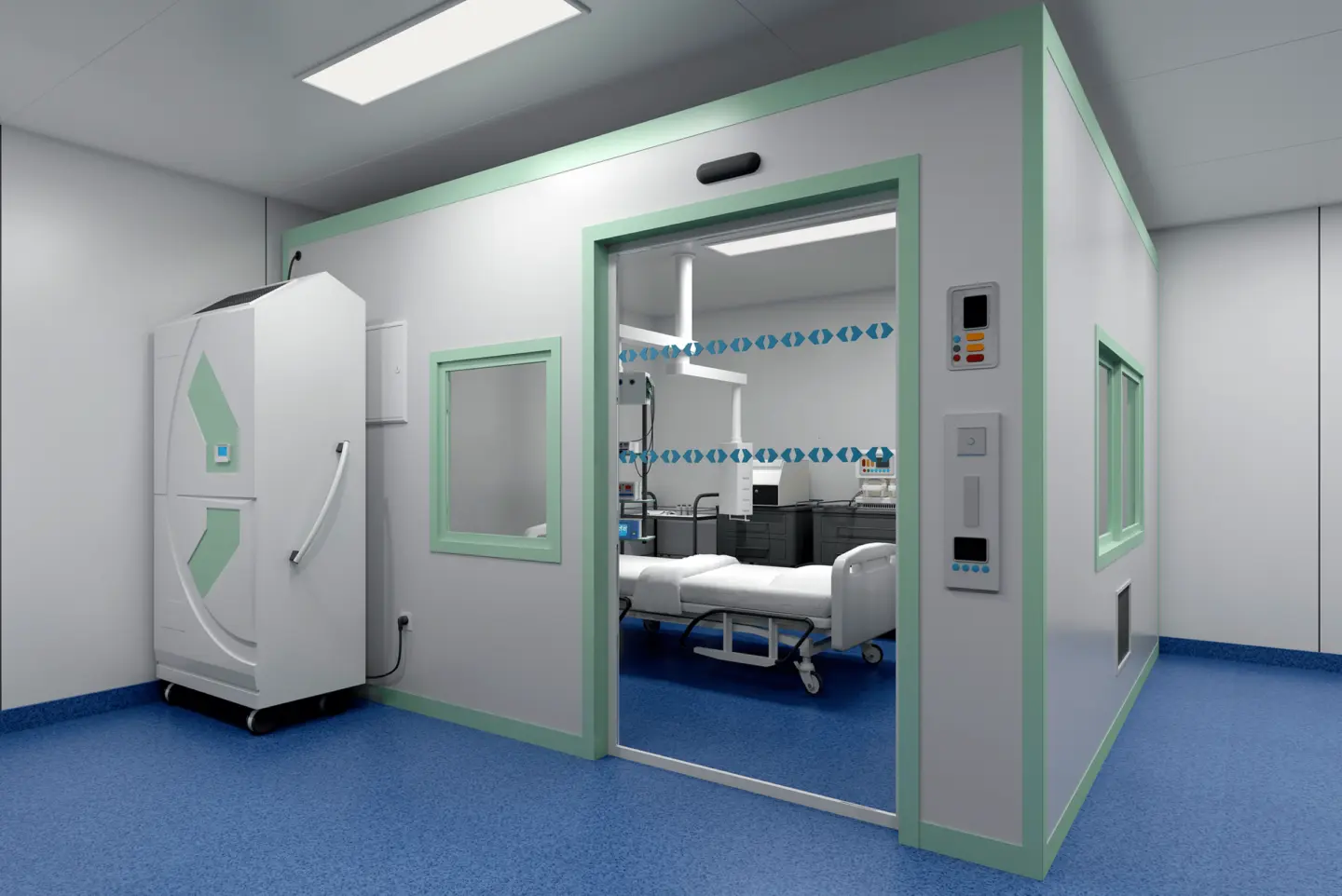 Solibri hospitals isolation room HVAC 1 1