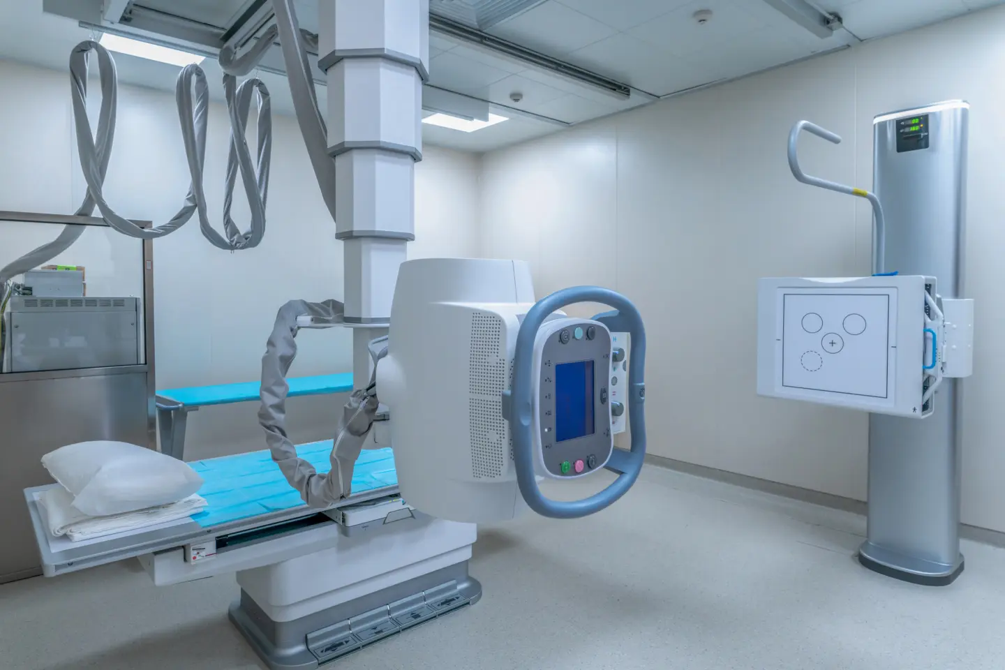 Ct scan device in modern hospital