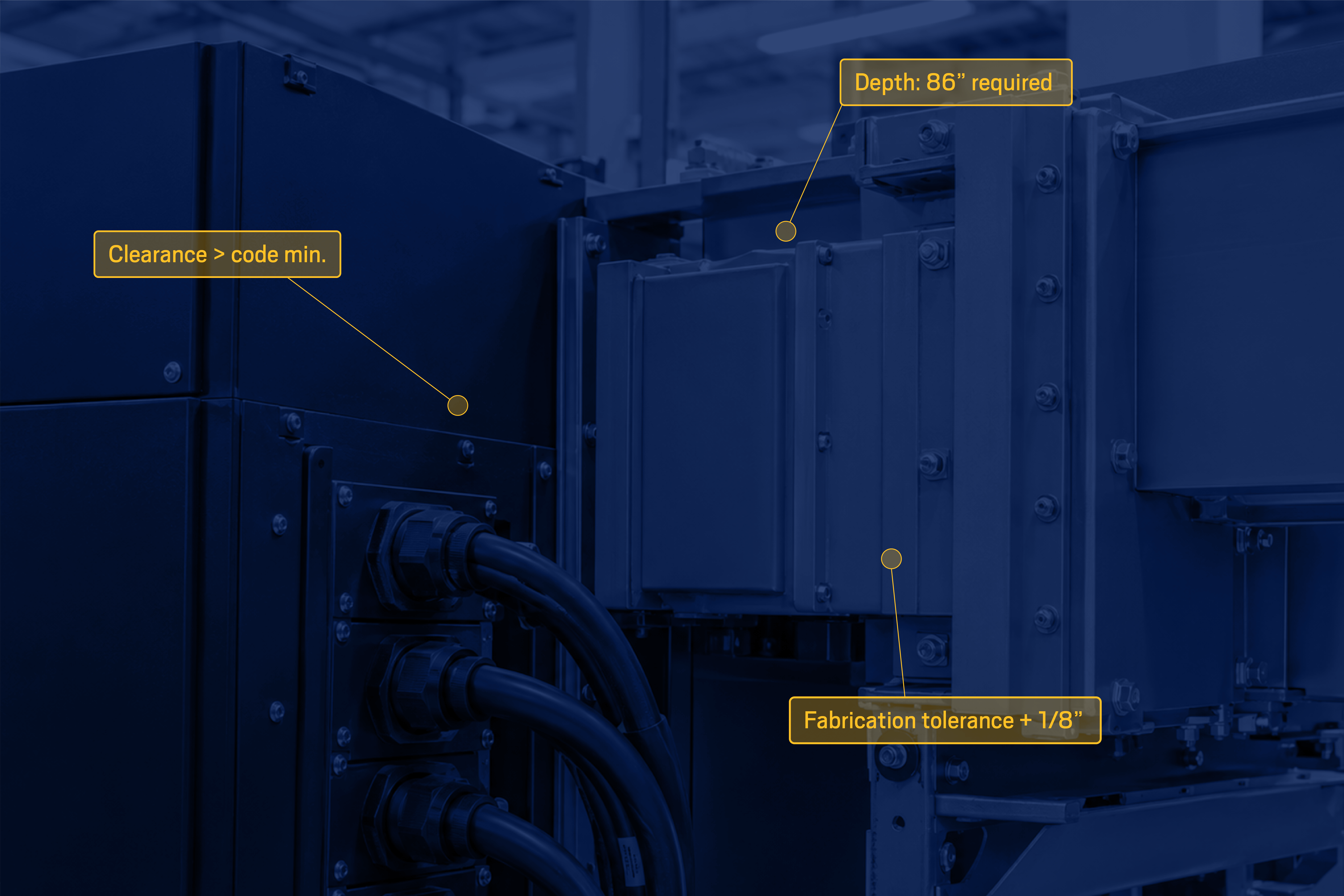Solibri used for rule-based validation of data center BIM models. The image shows example of compliance and data validation checks