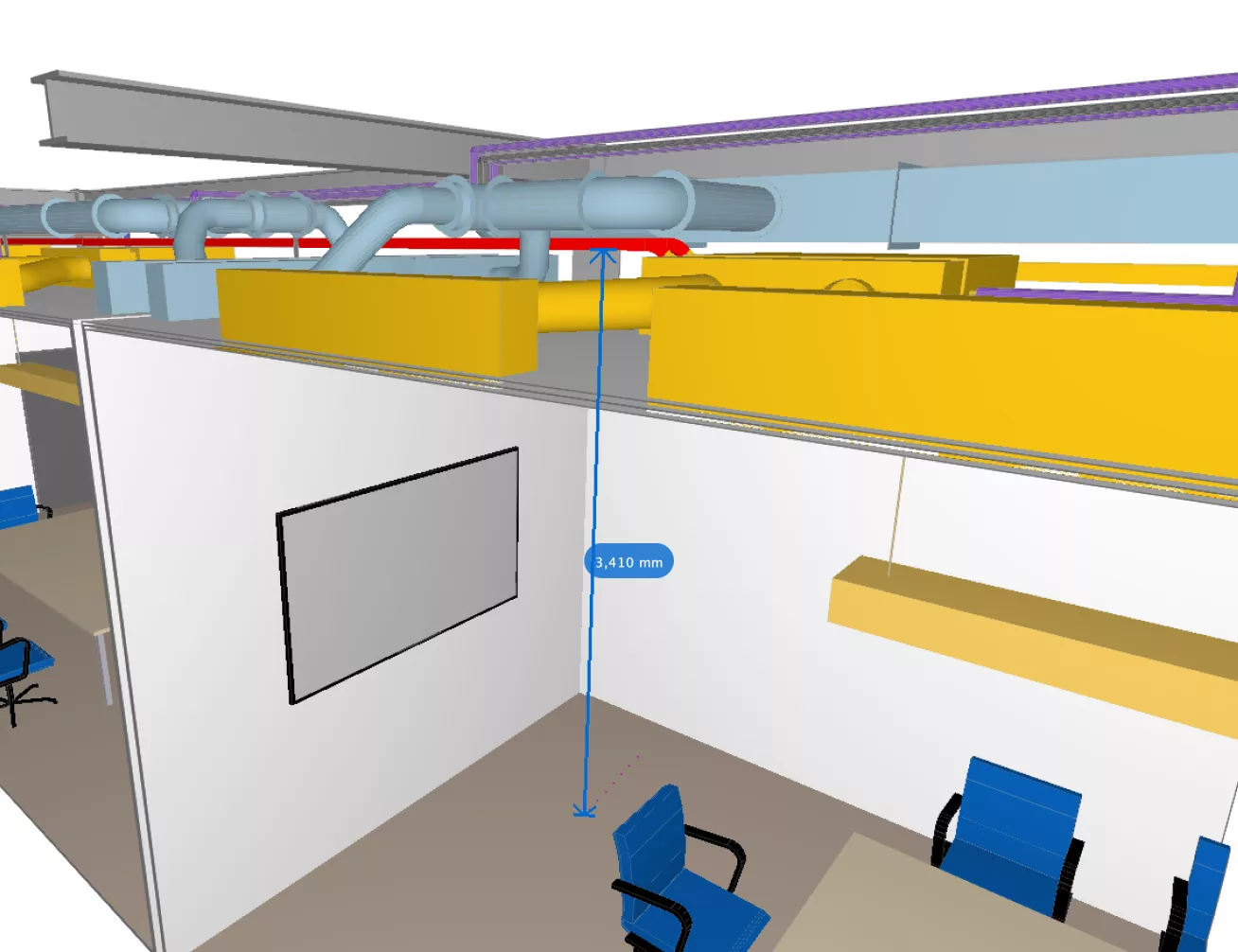 Solibri cable tray check