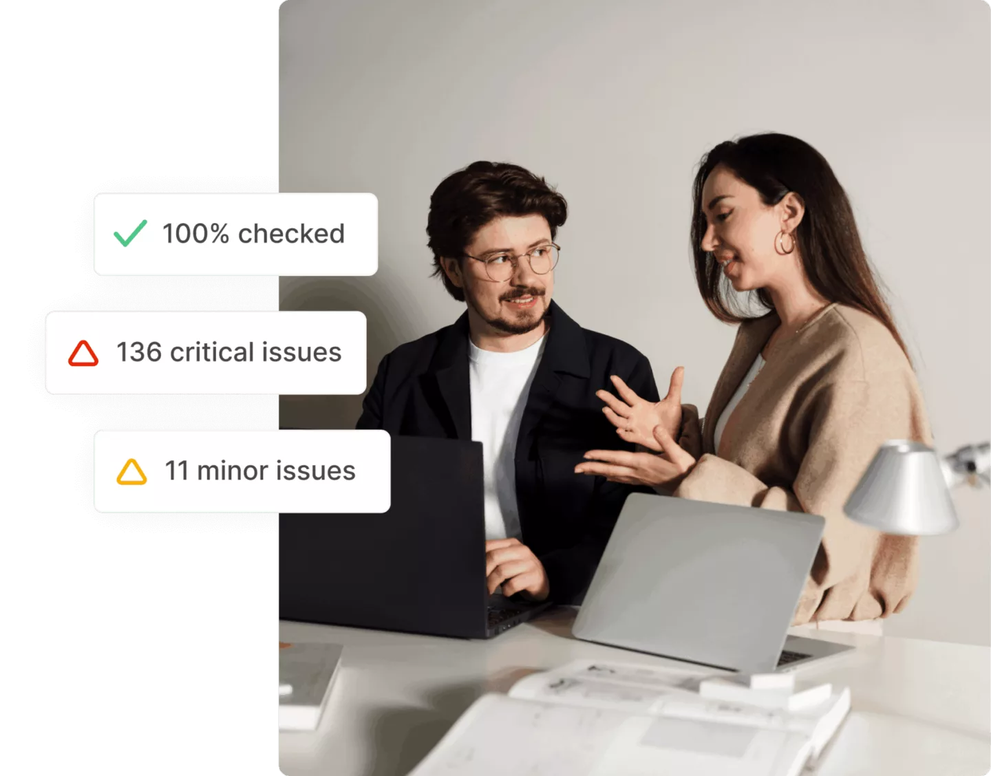 Solibri checks front page