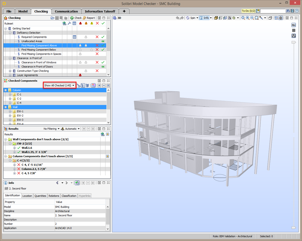 Solibri | Checked Components View