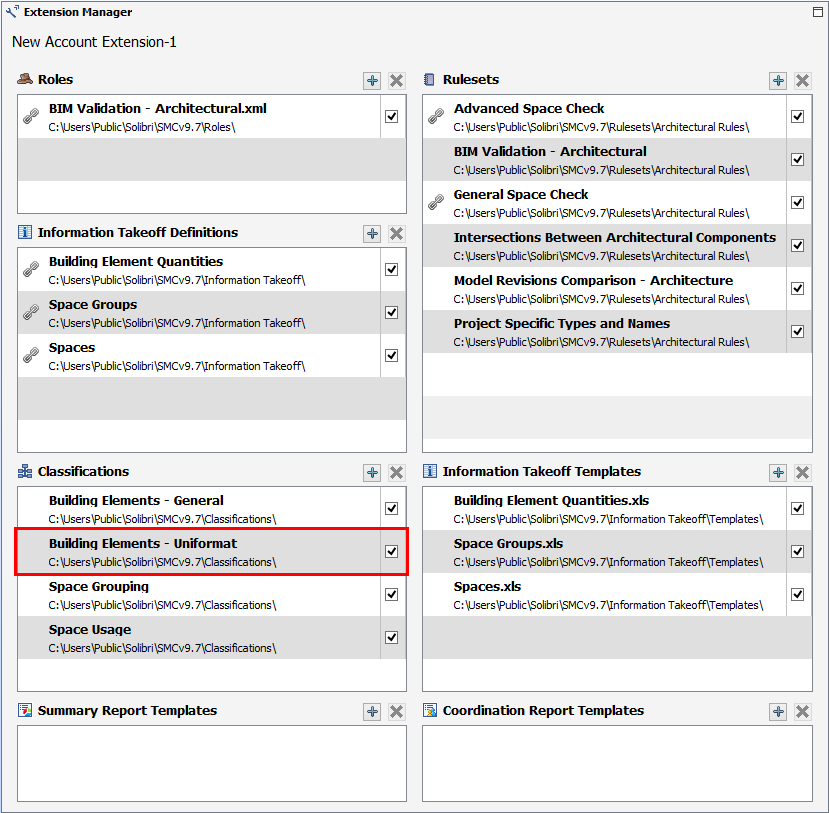 Solibri | Extension Manager: Creating and Managing Your Own Company…